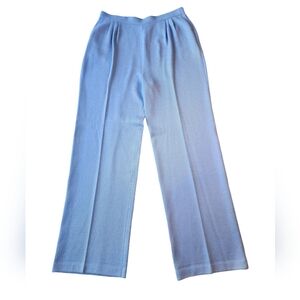 St. John By Marie Gray Light Baby Blue Knit Pants Women's Size 14